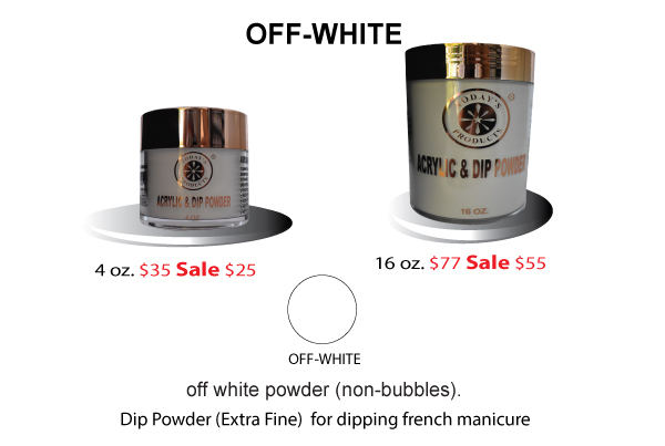 off white dip powder